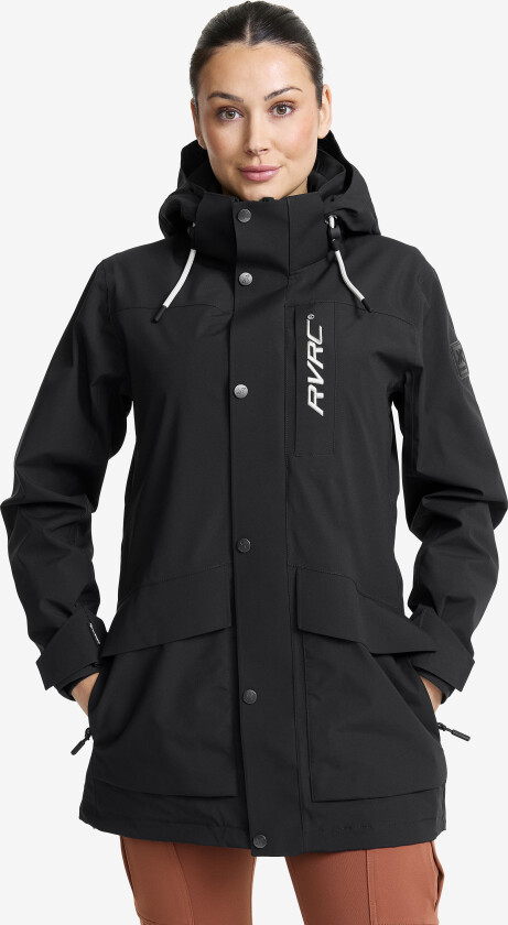Status 2L Parka Dame Black, Størrelse:XS - Skalljakke, Turjakke & Vindjakke