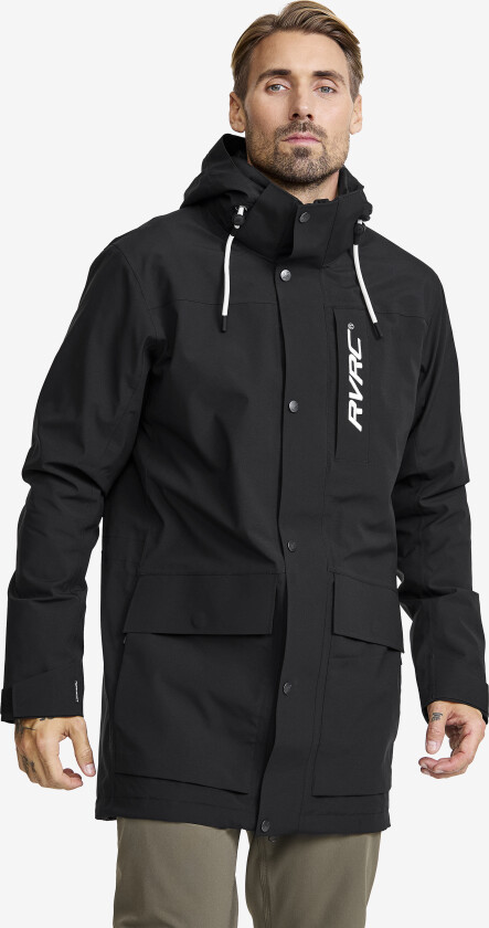 Status 2L Parka Herre Black, Størrelse:XS - Skalljakke, Turjakke & Vindjakke