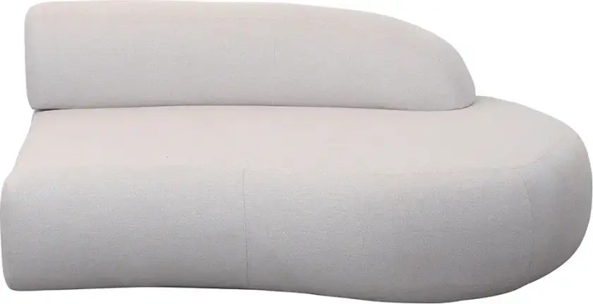 Mellow sofamodul venstre m/kort rygg Sand