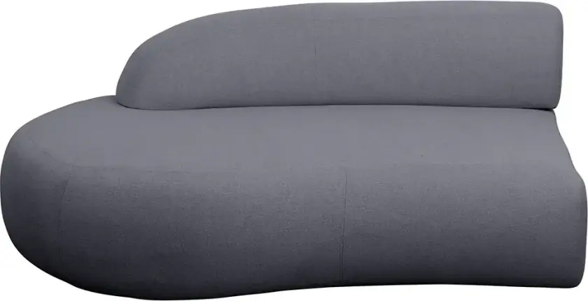 Mellow sofa modul høyre m/kort rygg Grey