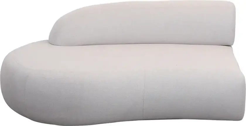 Mellow sofa modul høyre m/kort rygg Sand