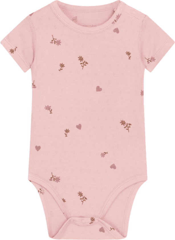 Hust and Claire Buller kortermet body i bambus, Dusty Rose