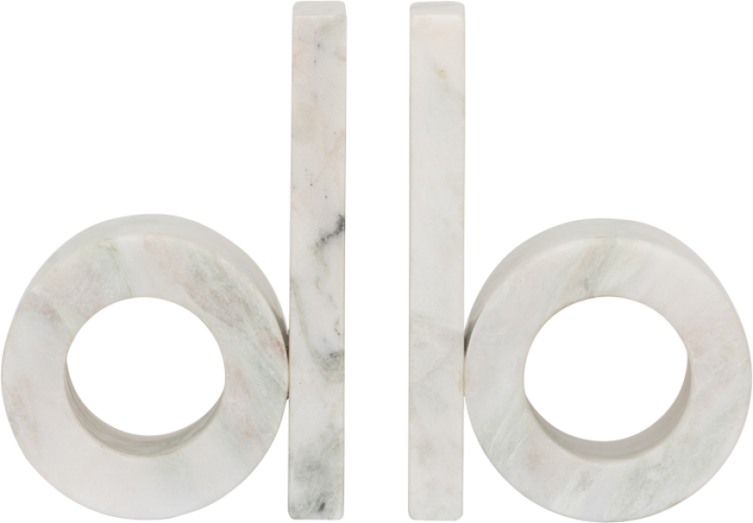 Orlin bokstøtte 2-pk Marmor