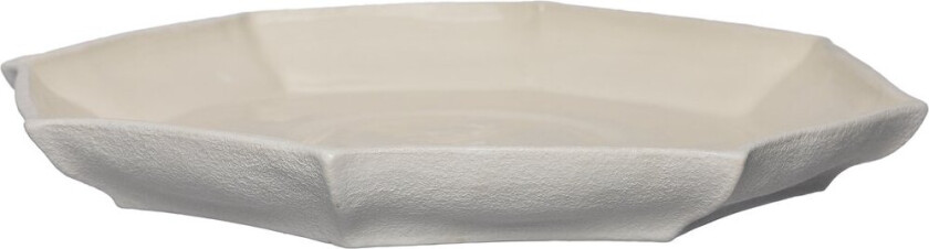 Ernst serveringsfat Ø37 cm Naturhvit