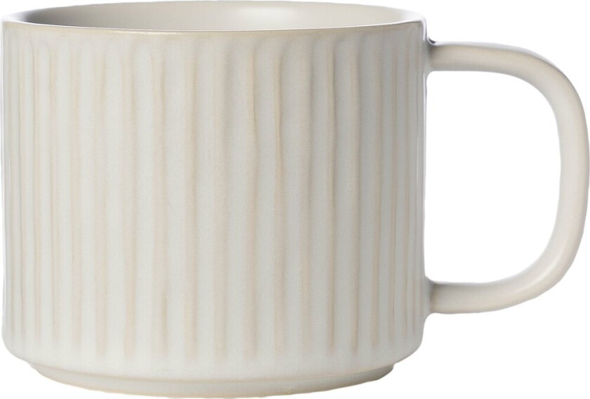 Ernst riflet tekopp 36 cl Naturhvit