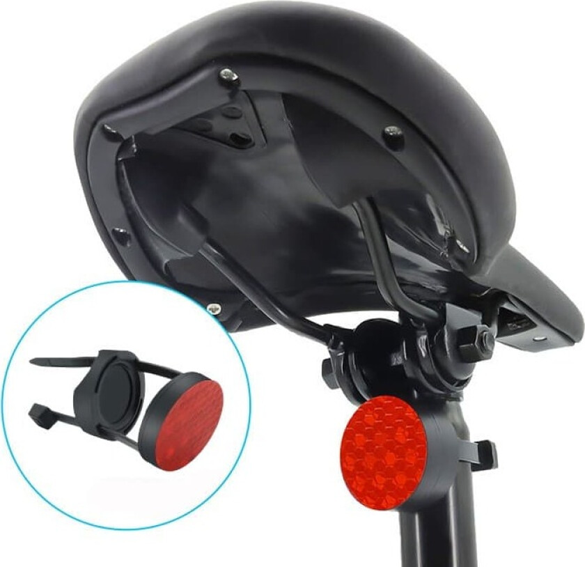 AirTag-sykkelfeste med refleks Rød