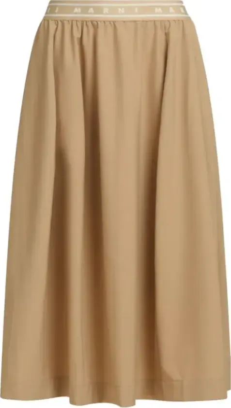 Dame, Skjørt, Beige, S