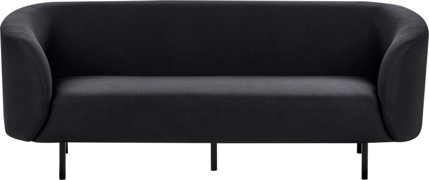 Tuka Sofa 3-seter - Svart
