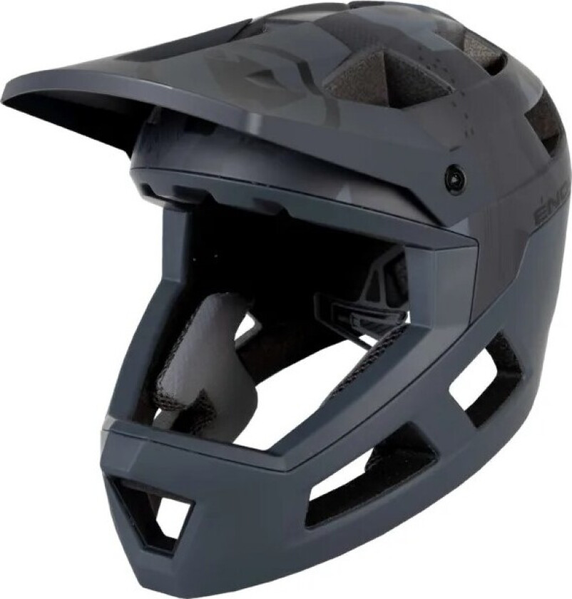 Singletrack Full face helmet grå junior
