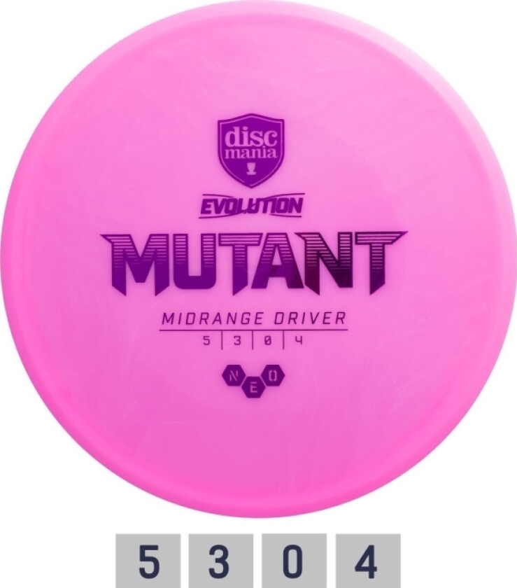 Discgolf Discmania Midrange Driver Neo Mutant Evolution Pink 5/3/0/4
