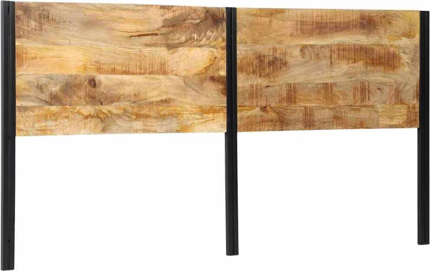 sengegavl 200 cm heltre mango og jern