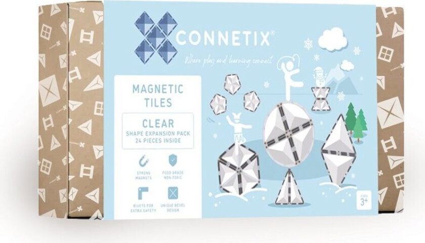 Clear Shape Expansion Pack 24 Pieces - (CT-C-00024-SH)