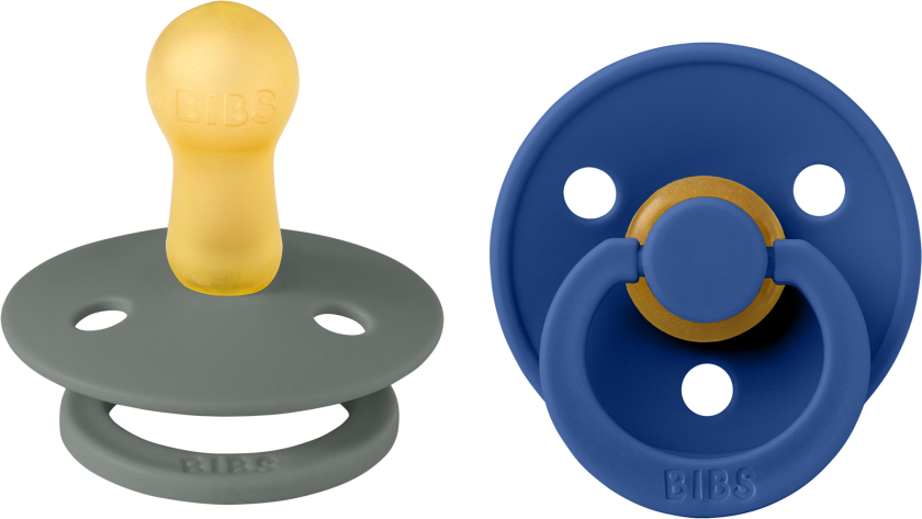 Pacifier Colour 2 PACK - Pine/Cornflower - Size 2
