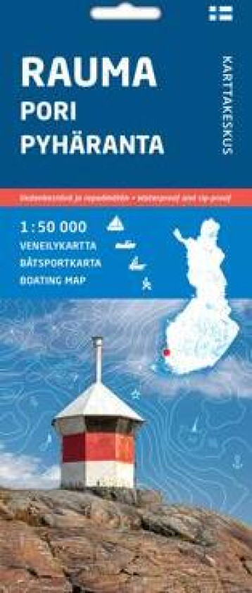 Rauma Pori Pyhäranta, veneilykartta 1:50 000