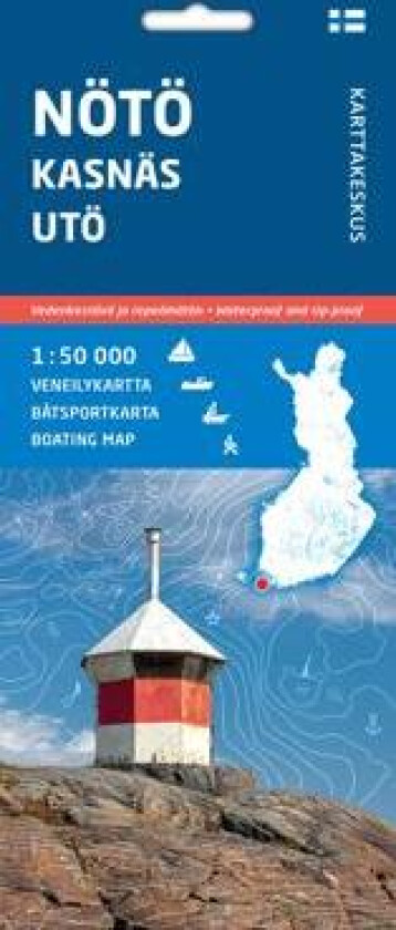 Nötö Kasnäs Utö, veneilykartta 1:50 000