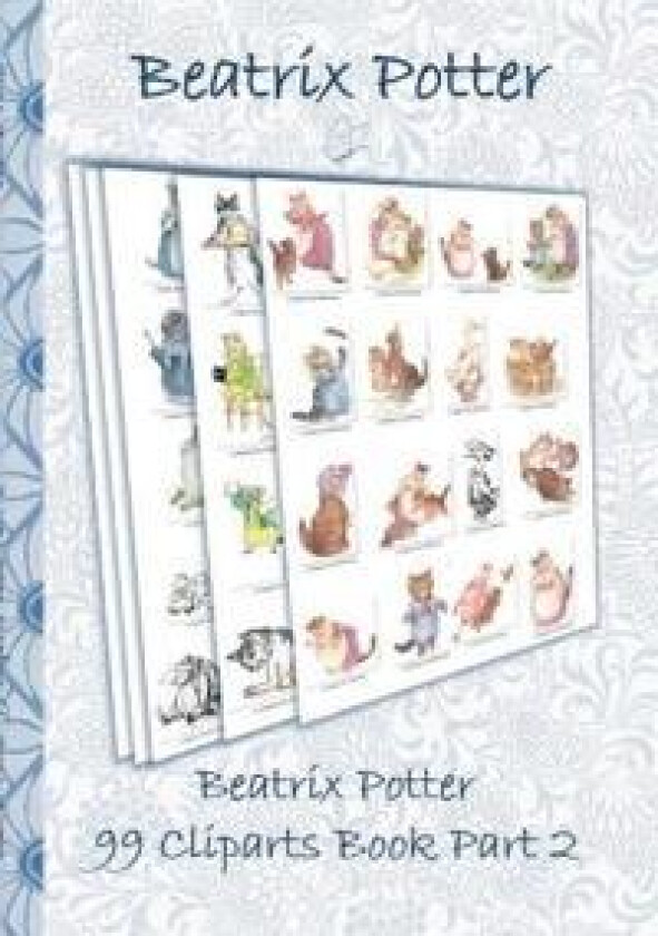 Beatrix Potter 99 Cliparts Book Part 2 ( Peter Rabbit )