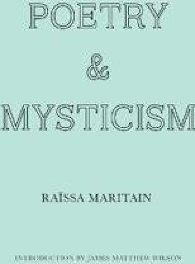 Poetry and Mysticism