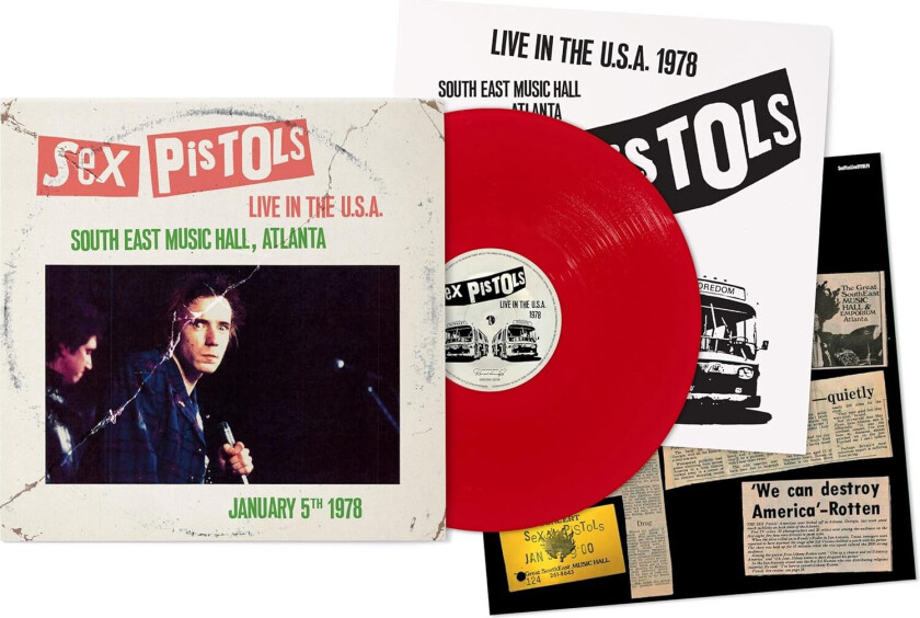 Sex Pistols Live In The USA 1978 Atlanta LP/Vinyl