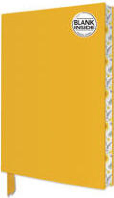 Sunny Yellow Blank Artisan Notebook (Flame Tree Journals)
