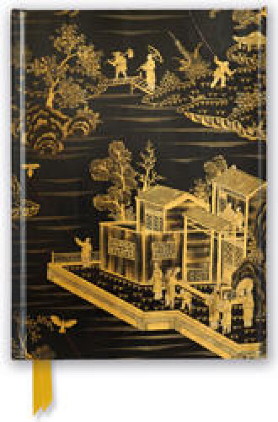 Chinese Lacquer Black & Gold Screen (Foiled Journal)