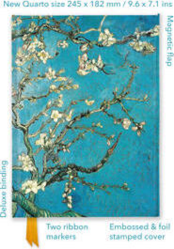 Vincent van Gogh: Almond Blossom (Foiled Quarto Journal)