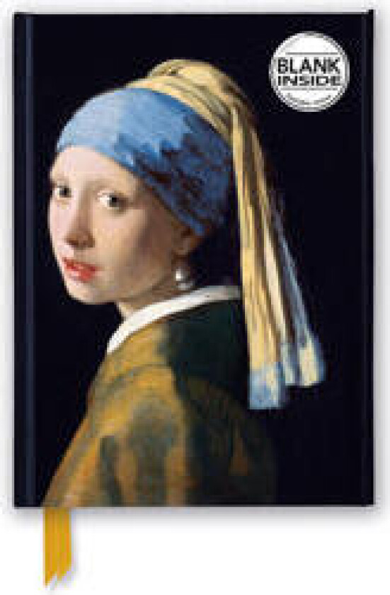 Johannes Vermeer: Girl with a Pearl Earring (Foiled Blank Journal)