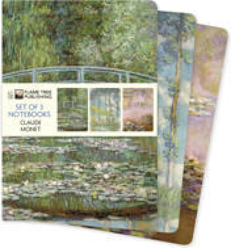 Claude Monet Set of 3 Standard Notebooks