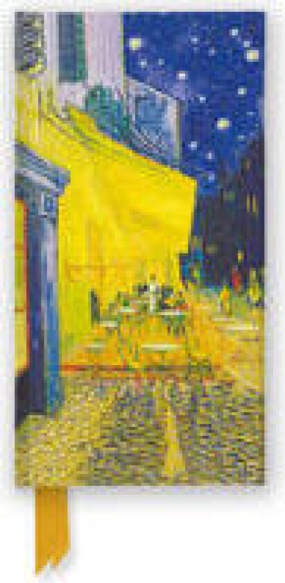 Vincent van Gogh: Café Terrace (Foiled Slimline Journal)