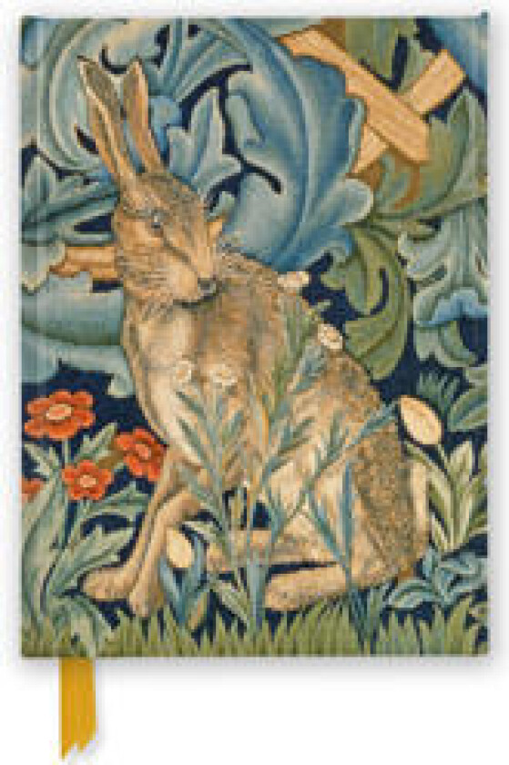 V&A: William Morris: Hare from The Forest Tapestry (Foiled Journal)