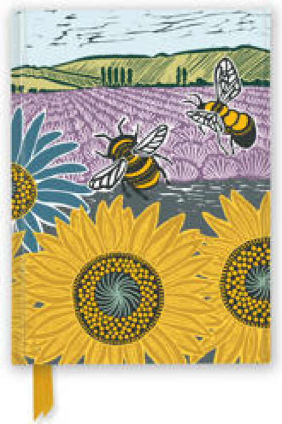 Kate Heiss: Sunflower Fields (Foiled Journal)