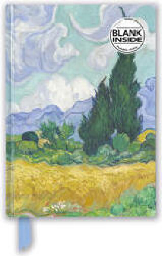 Vincent van Gogh: Wheat Field with Cypresses (Foiled Blank Journal)