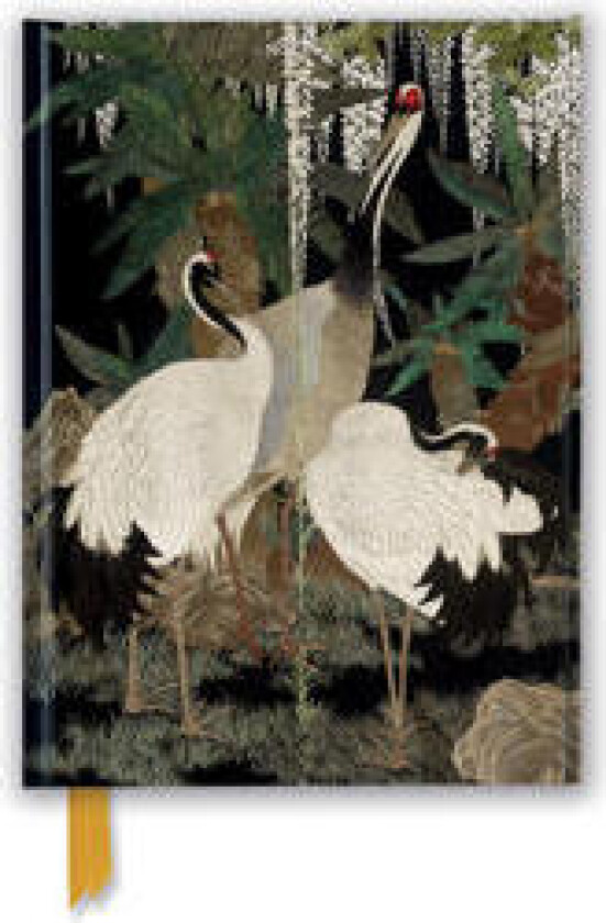 Ashmolean: Cranes, Cycads and Wisteria by Nishimura So-zaemon XII (Foiled Journal)