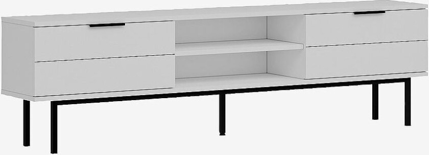 TV-bænk Paul, Hvit