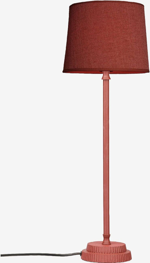 Bordlampe Kent 59cm, Rød