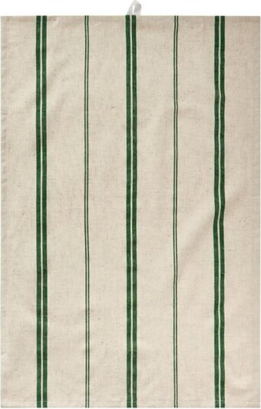 Elsa kjøkkenhåndkle 50x70 cm natur/grønn