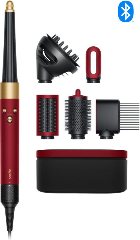 Airwrap i.d.™ Curly+Coily multi-styler og hårføner (Red Velvet/Gold)
