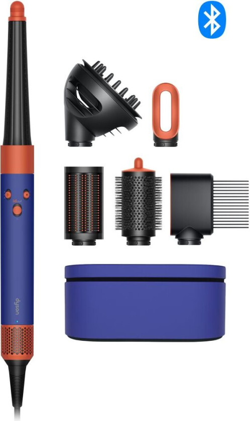 Airwrap i.d.™ Curly+Coily multi-styler og hårføner (Vinca Blue/Topaz)