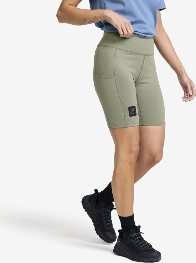 Summit Short Tights Dame Castor Gray, Størrelse:4XL - Dame > Bukser > Shorts