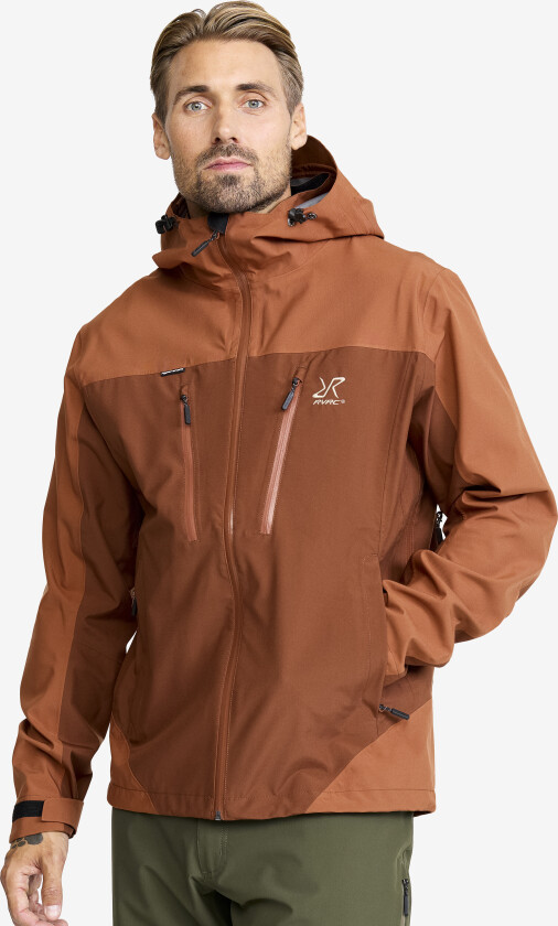 Skalljakke, Turjakke & Vindjakke, Silence Proshell 3L Jacket Herre Dusty Orange/Rusty Walnut, Størrelse:4XL