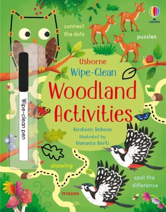 Wipe-Clean Woodland Activities av Kirsteen Robson