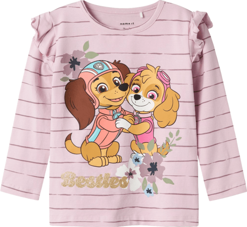 Name It Nmfjulia Paw Patrol genser, Winsome Orchid