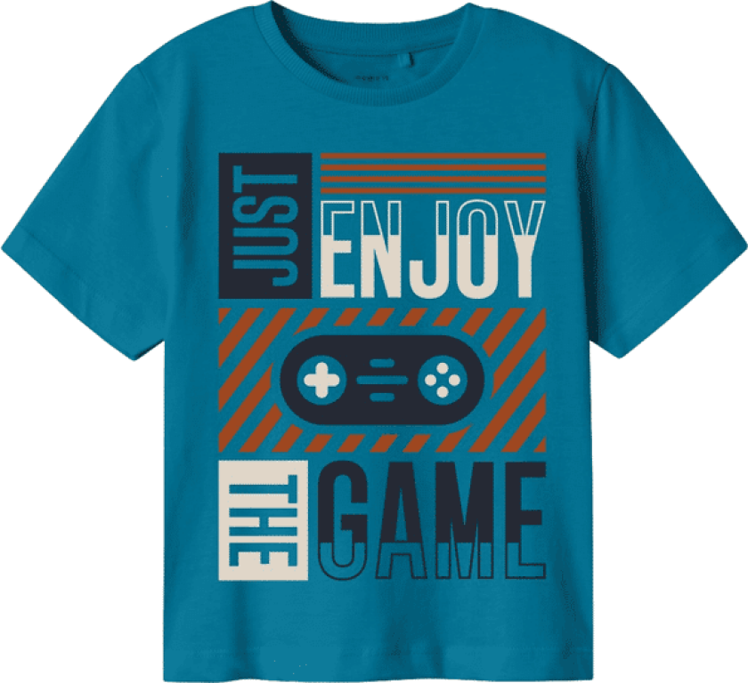 Name It Nmmbennibo t-skjorte til småbarn, Fjord Blue