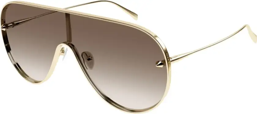 Alexander McQueen, unisex, Accessories, Gul, ONE SIZE