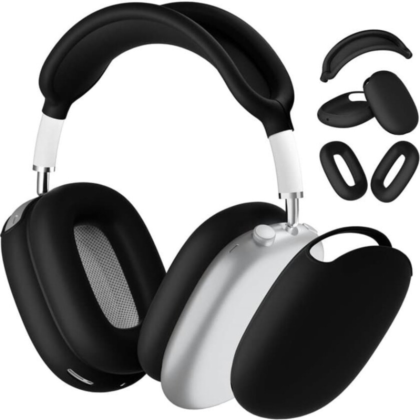 Silikondeksel til Apple AirPods Max hodetelefoner - Black