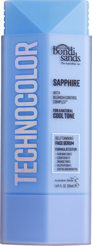 Technocolor Self Tanning Face Serum Sapphire