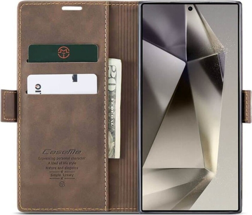 CaseMe mobildeksel 013 Samsung Galaxy S25 Ultra - Coffee