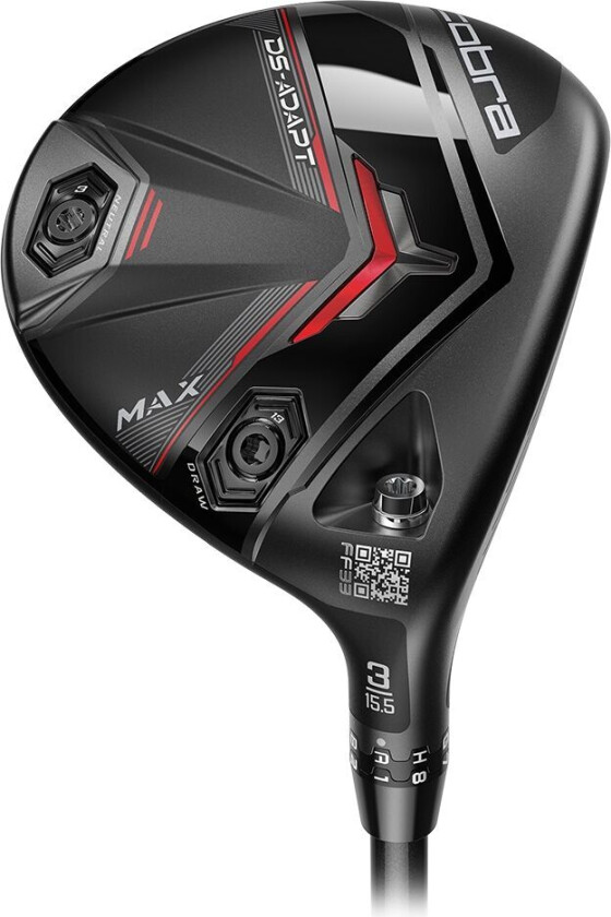 Bilde av Ds-Adapt Max 5-Wood 18,5° Høyre Lite/a (Tt Denali Red 51 A, Lamkin Crossline 60r Black)