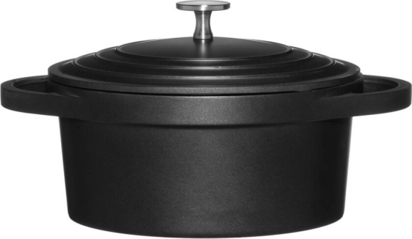 Gryte Støpt Aluminium 20cm Svart