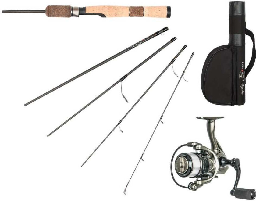 Explorer MC haspelsett 5-delt - 5,6 fot, 3-15 gram