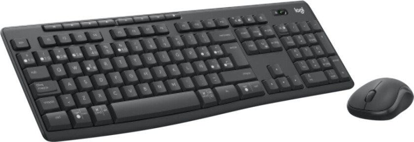 Mk370 Combo For Business - Tastatur- Og Mussett - Trådløs - Bluetooth Le - Azerty - Belgisk - Grafitt
